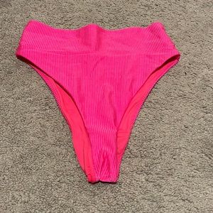 Hot pink bikini bottoms